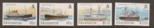 Montserrat #539-42 MNH