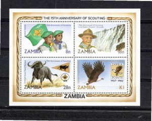 Zambia 1982 MNH Sc 271a souvenir sheet