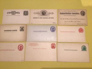 United States early postal cards collection Ref 66645