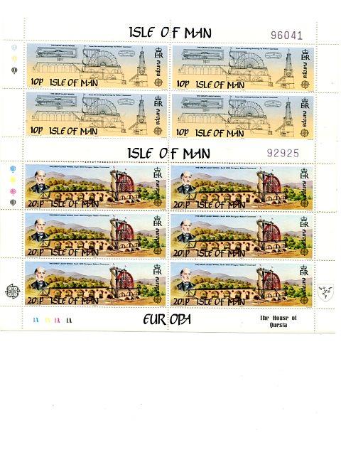 Isle of Man 1983 Europa sheets complete VF NH