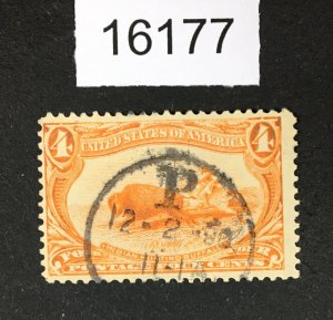 MOMEN: US STAMPS # 287 USED $25+ LOT #16177