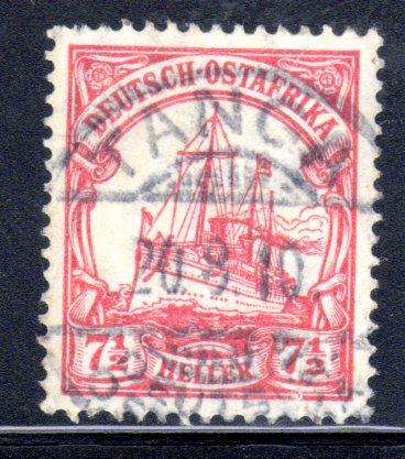 German East Africa (DOA) #33, Tanga 20 Aug 1910 SON CDS