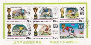 G015 Korea 1978 Football World Cup Winners from 1930 to 1978