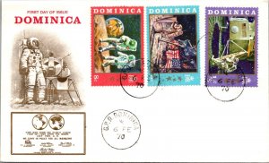 Dominica 1970 FDC - Man On The Moon - F73443