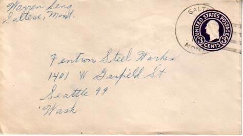 United States, Montana, Postal Stationery