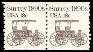 PCBstamps US #1907 Coil Pair 36c(2x18c)Surrey, 1981, MNH, (16)