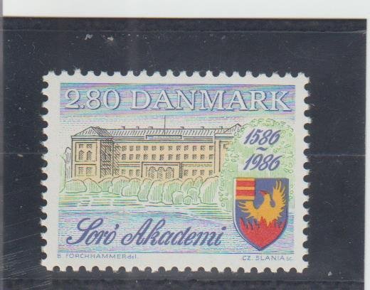 Denmark  Scott#  816  MNH  (1986 Soro Academy)