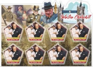 Stamps. Winston Churchill 2023 year 6 sheets perforated NEW