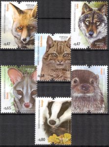 Portugal 2016 Fauna Animals Mammals set of 6 MNH
