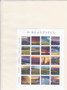 US Sheet 5298 - O Beautiful