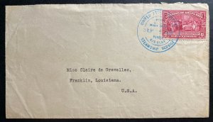 1931 USA SS Ulua Paqueboat United Fruit UFC Cover To Franklin LA