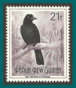 Papua New Guinea 1992 Bird of Paradise, 21t May, MNH 759,SG640