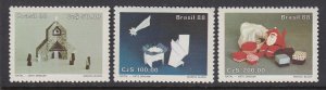 Brazil 2153-5 Christmas mnh