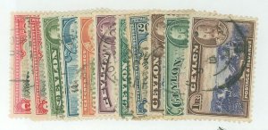 Ceylon #264/274  Multiple