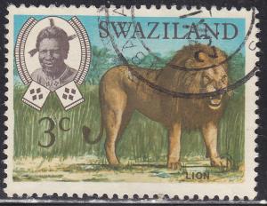 Swaziland 163 USED 1969 Lion