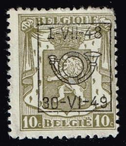Belgium #267 Coat of Arms; Used Precancel (0.25)