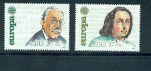 Ireland 1985 Europa Composers SC 616-617 SG 613-614 MNH