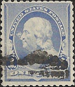 # 219 DULL BLUE USED BEN FRANKLIN SCV-0.75