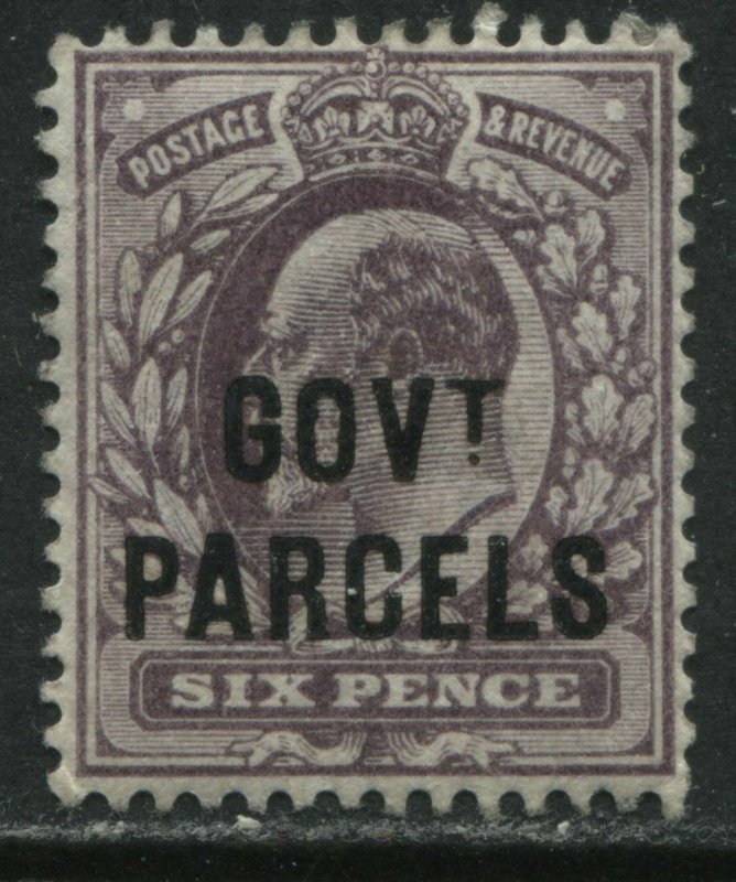 GB KEVII 1902 6d Gov't Parcels mint o.g. hinged