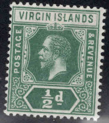 Virgin Islands  Scott 38 MH* KGV wmk 3, die 1