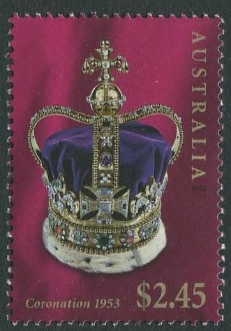 GOLDEN JUBILEE OF QUEEN ELIZABETH II CORONATION 2003 - $2.45  USED