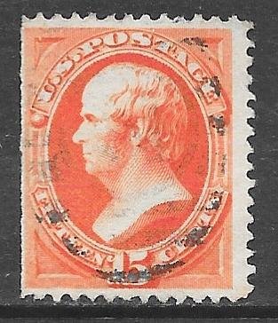USA 163: 5c Webster, single, used, SE