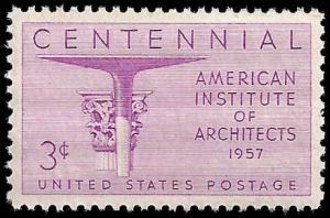 # 1089 MINT NEVER HINGED ARCHITECTS     XF+