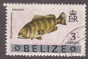 Belize 315 Used 1973 Grouper Fish