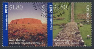 Australia   SC#  2376a  SG 2508a Used World Heritage with fdc  see details & ...