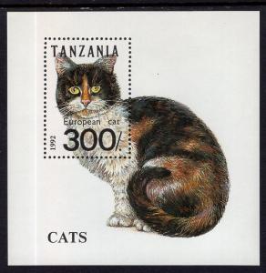 Tanzania 967H Cat Souvenir Sheet MNH VF