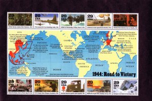 2838 WWII(1944), MNH sheet/10