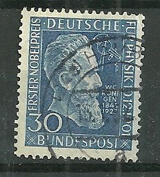 1951 Germany #686 Wilhelm Konrad Reontgen used SCV$18.00