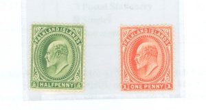 Falkland Islands #22/23a Unused Multiple