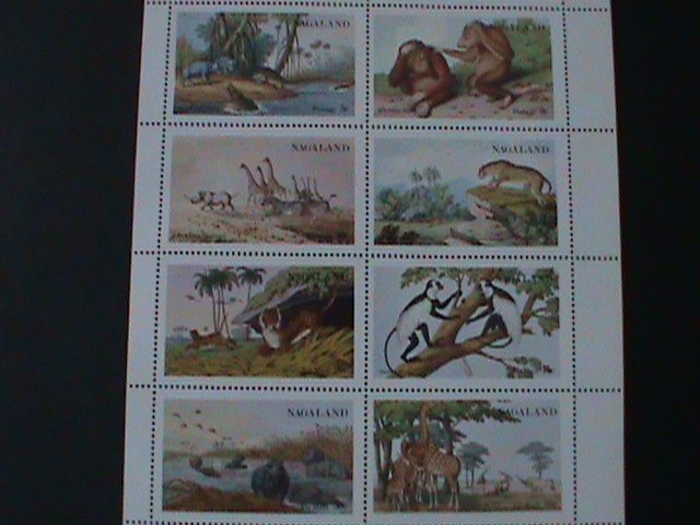 ​NAGALAND- PROTECTING ANIMALS MNH SHEET-VF EST.VALUE $12-50% OFF PROMOTING