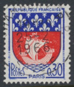 France  SC# 1095 Used  Coat of Arms Paris  see details & scans