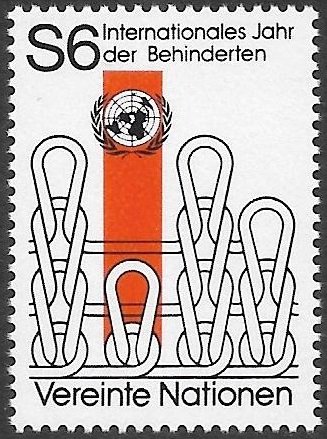 United Nations UN Austria Vienna 1981 Sc # 19 Mint NH. Ships Free With Another