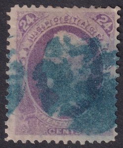 #153 Used, F-VF, Blue cancel (CV $210 - ID35108) - Joseph Luft