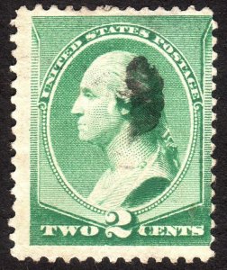 1887, US 2c, Washington, Used, Sc 213