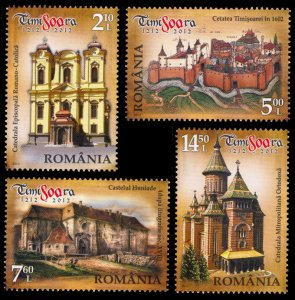 Romania 2012 Scott #5352-5355 Mint Never Hinged