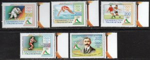 Tajikistan Sc #99-103 MNH