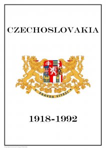 CZECHOSLOVAKIA 1918-1992  PDF(DIGITAL) STAMP ALBUM PAGES