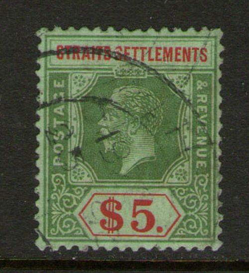 Malaysia S. Setts. 1912 KGV SG 212d Used