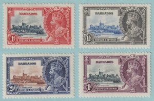 BARBADOS 186 - 189  MINT HINGED OG * NO FAULTS VERY FINE! - S322