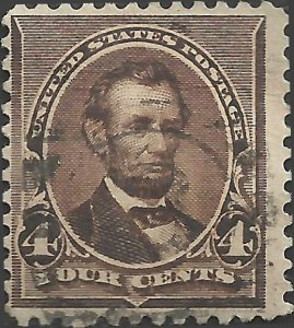 # 222 Dark Brown Used Abraham Lincoln