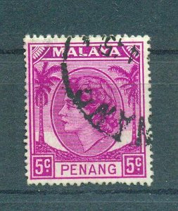 Malaya - Penang sc# 32 (2) used cat value $4.50