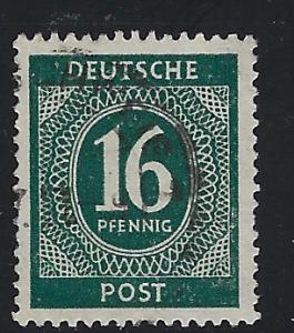 Germany AM Post Scott # 542, used