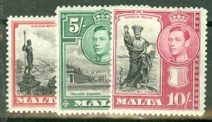 AB: Malta 191-205 mint CV $53.85; scan shows only a few