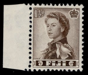 FIJI QEII SG300, 1½d sepia, NH MINT.