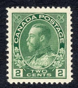 Canada #107 mint hinged, King George V