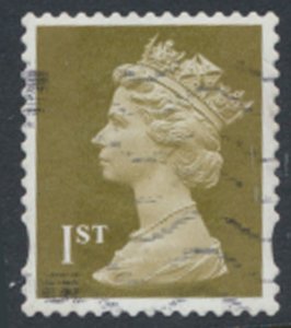 GB  SC# MH300  SG 1668  Machin 2 phosphor bands Used see details & scan